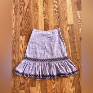 Purple lace flare Y2K fairy skirt